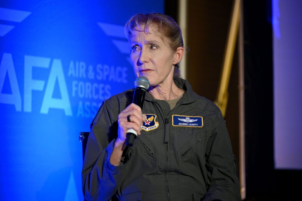 Maj. Gen. Jeannie M. Leavitt, Department of the Air Force Chief of Safety. Photo by Mike Tsukamoto/Air & Space Forces Magazine