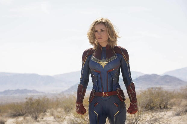 Brie Larson is Captain Marvel. (Chuck Zlotnick / Marvel Studios)